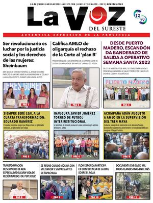 La Voz Del Sureste 27 Mar 23