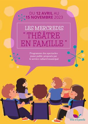 Plaquette "Les mercredis théâtre en famille"