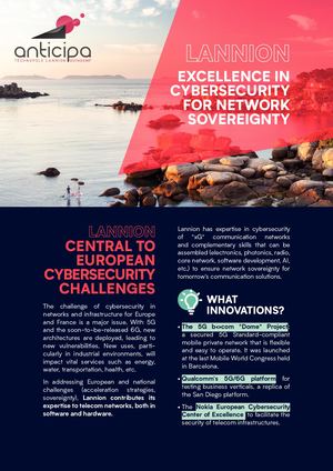 Flyer _Lannion excellence in cybersecurity for network sovereignty
