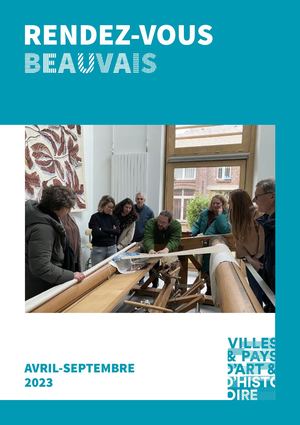 Programme Rendez Vous Ville d'art et d'histoire Avril-Sept 2023