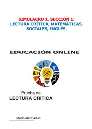 Simulacro 1 Secciones  1 y 2