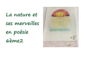 Poésies 6ème 2