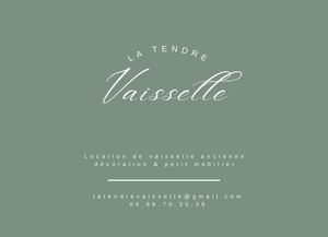 Catalogue La Tendre Vaisselle