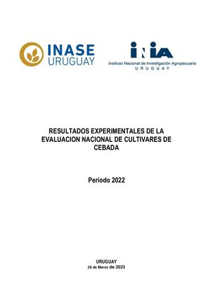 Publicacion Cebada Cervecera 2023 Periodo 2022