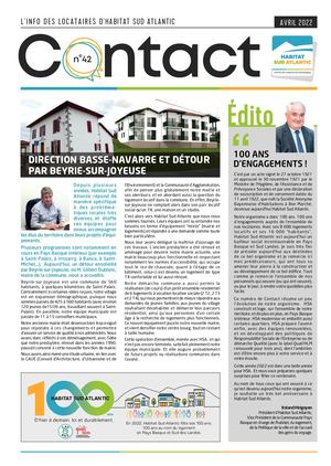 Contact, la lettre d’information des locataires #42