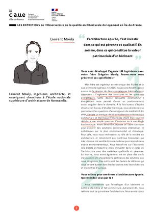 Entretien avec Laurent Mouly