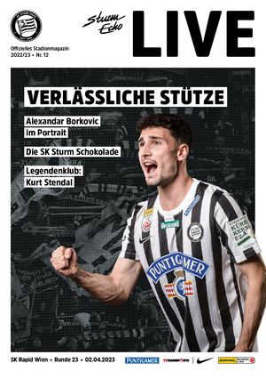 SturmEcho LIVE 2022/23, Nr. 12: Sturm – SK Rapid Wien