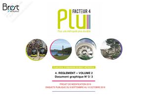 PLU de Brest métropole - Règlement volume 2 - document graphique 3 - Projet de modification 2019