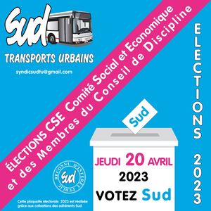Plaquette électorale Sud 2023