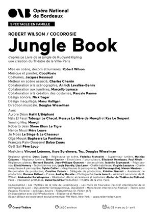 Opéra - Jungle Book - Du 28 mars au 1er avril .23