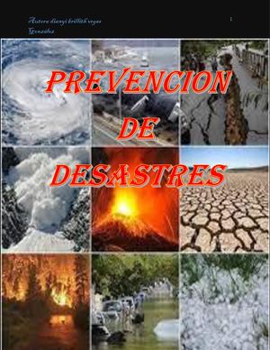 Cartilla Desastres Naturales