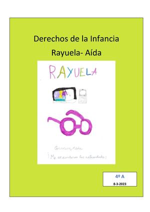 Derechos De La Infancia Rayuela