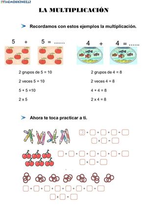 Ejercicio De Multiplicacion