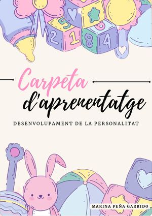 Carpeta D'aprenentatge Marina Peña