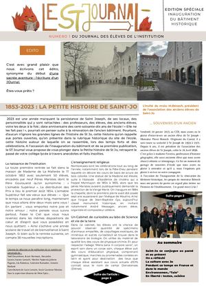 Le Saint Journal : journal des élèves de l'institution Saint-Joseph de Montluçon