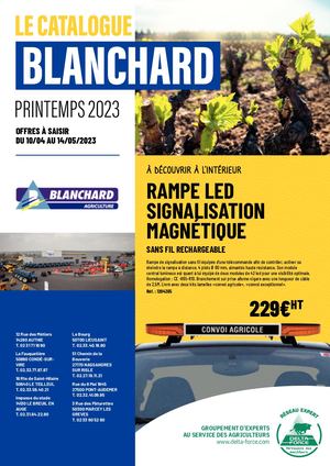 Catalogue Printemps 2023 Blanchard Normandie