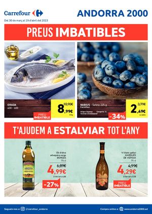 ANDORRA 2000 CARREFOUR - REF. 6 - PREUS IMBATIBLES