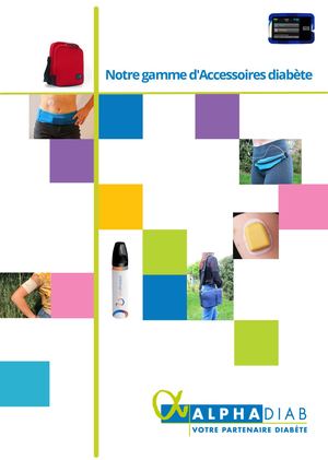 Catalogue Accessoires Alphadiab - Mars 2023