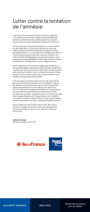 Restitution des panneaux du voyage d'études à Auschwitz 2022-2023