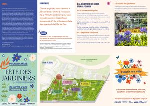 Fête Des Jardiniers 2023 Programme