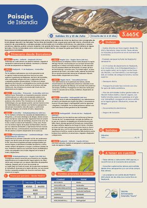 Itinerario Paisajes De Islandia