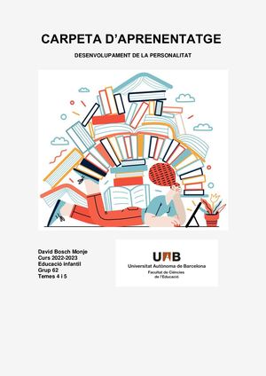 Carpeta D'aprenentatges David Bosch