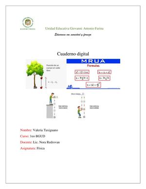 Cuaderno Dijital F´´isica