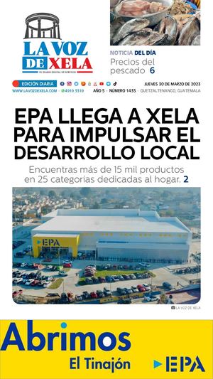 EDICIÓN DIGITAL #1435 del diario LA VOZ DE XELA