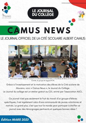 Camus News #4 - Le journal officiel de la Cité Scolaire Albert Camus