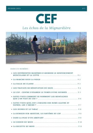 Journal du CEF N°1