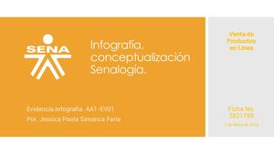 Infografía, Conceptualización Senalogía Por Jessica Simanca F