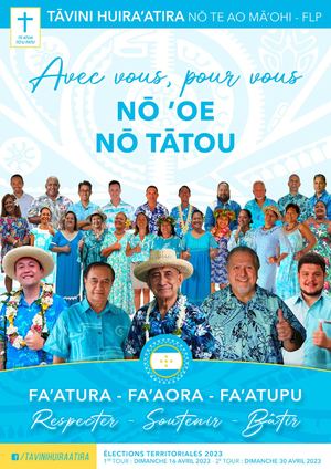 Programme TAVINI HUIRAATIRA élections territoriales 2023