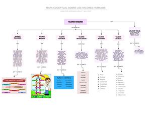 Mapa Conceptual Valores Humanos