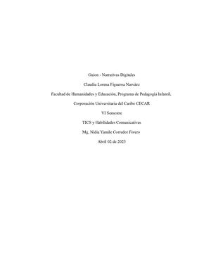 Guion Narrativas Digitales