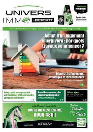 Avril 2023 - Journal Univers Immo by Bersot Immobilier - N°2