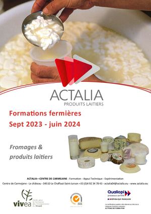 Formations fromagères fermières 2023 2024