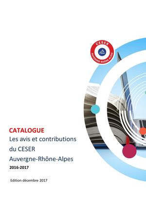 Catalogue publications mandature 2016 2017