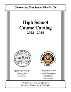 2023-4 High School Course Catalog
