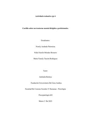 Cartilla Eje 4 Psicopatologia