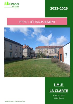 PE IME La Clarté 2022-2026