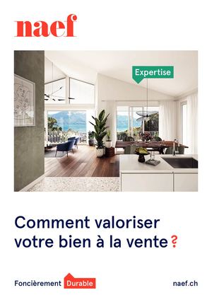 Brochure naef Valoriser votre bien à la vente 2023