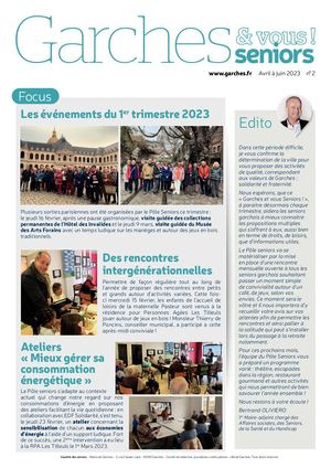 Garches&Vous Seniors d'avril à juin 2023 - N°2