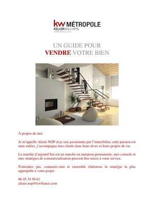 23 Guide Vendeur Personnalisé Alizée