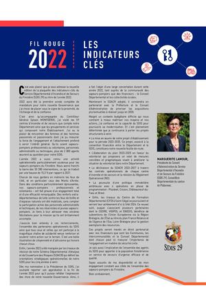 Indicateurs Clés 2022 du SDIS 29