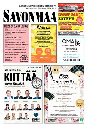 Savonmaa 14 5.4.2023