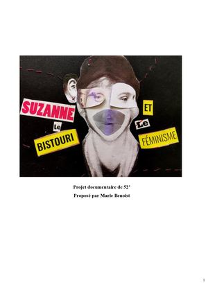 SUZANNE, LE BISTOURI ET LE FÉMINISME ÉCRITURE