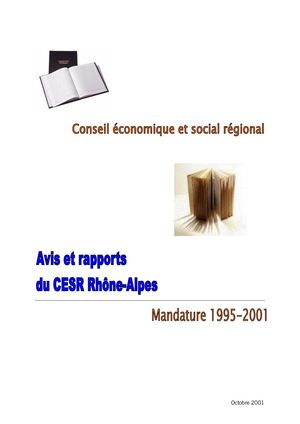 Catalogue publications mandature 1995 2001