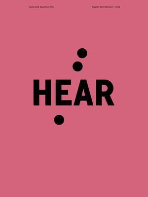 Rapport d'activités HEAR 2021-2022