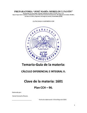 Guia Extraordianrio Calculo Ii Camacho