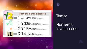 Números Irracionales